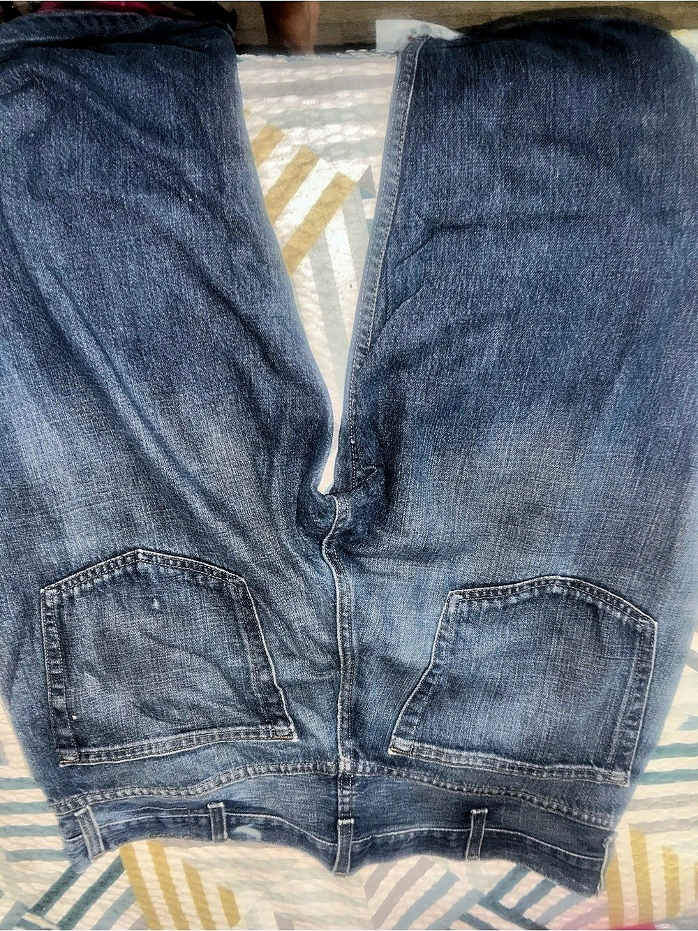 MENS Bleached jeans 38x32 Work pants or play